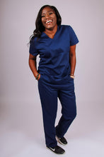 Load image into Gallery viewer, Navy &quot;Pre Op&quot; Scrub Set
